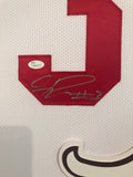 FRAMED CALVIN RIDLEY AUTOGRAPHED SIGNED ALABAMA CRIMSON TIDE JERSEY JSA COA