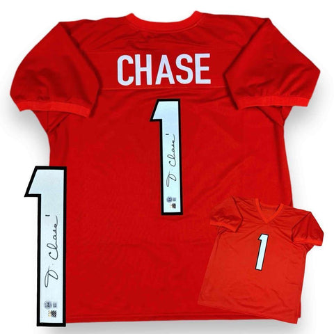 Ja'Marr Chase Signed Jersey - Orange - Beckett Authenticated