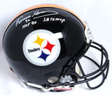 Franco Harris Autographed Steelers F/S Proline Helmet w/ Insc- JSA W Auth *White