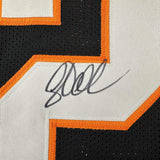 Autographed/Signed Corey Dillon Cincinnati Black Football Jersey Beckett BAS COA