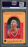 1996 Upper Deck UD3 #14 Allen Iverson RC Rookie On Card PSA/DNA Auto GEM MINT 10