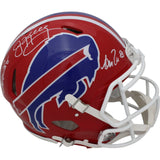 Jim Kelly Thurman Thomas Andre Reed Signed Buffalo Bills TB Pro Helmet BAS 44959