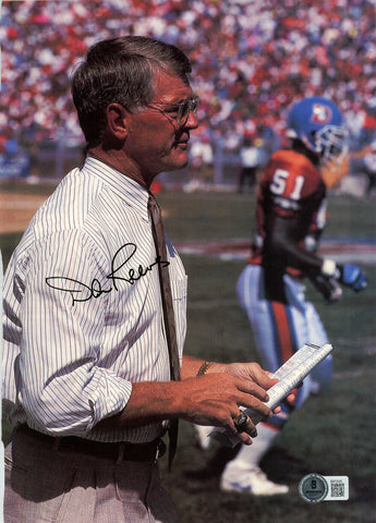 Dan Reeves Autographed Denver Broncos Magazine Page Beckett 45079