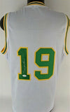 Lenny Wilkens Signed Seattle Supersonics Jersey (JSA COA) 9xNBA All Star / H.O.F