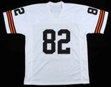 Ozzie Newsome Signed Browns Jersey Inscribed HOF 99 (Beckett COA)3xPro Bowl TE