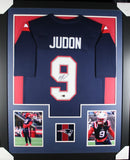 MATTHEW JUDON (Patriots blue TOWER) Signed Autographed Framed Jersey Beckett