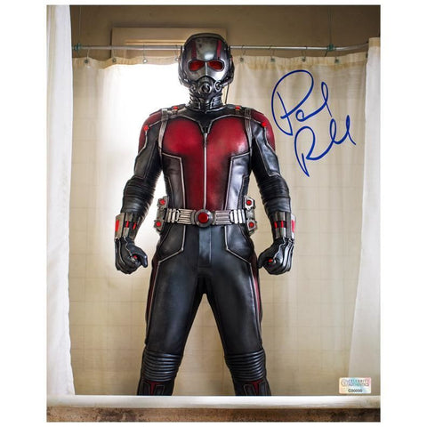 Paul Rudd Autographed Ant-Man in Tub 8x10 Scene Photo