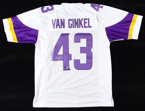 Andrew Van Ginkel Signed Minnesota Vikings Jersey (Beckett) 2019 5th Round Pk LB