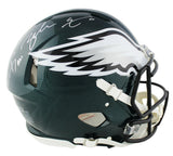 Carson Wentz & Zach Ertz Signed Philadelphia Eagles Speed Authentic NFL Helmet