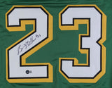 Brian Bellows Signed Minnesota North Stars Jersey (Beckett COA) #2 Pick 1982