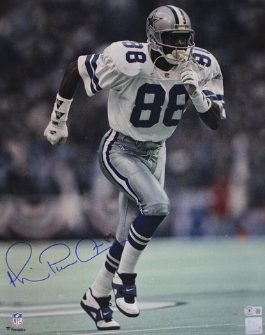 Michael Irvin Autographed/Signed Dallas Cowboys 16x20 Photo Beckett 37114