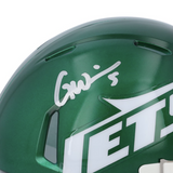 Garrett Wilson Autographed New York Jets 2024 Mini Speed Helmet Fanatics