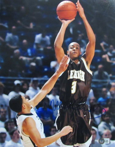 CJ McCollum Autographed 11x14 Basketball Photo Lehigh Beckett