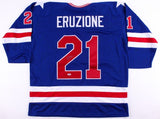 Mike Eruzione Signed Team USA "Miracle on Ice" Jersey (Beckett COA) Team Captain