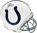 DARIUS LEONARD AUTOGRAPHED INDIANAPOLIS COLTS MINI HELMET BECKETT BAS 151203