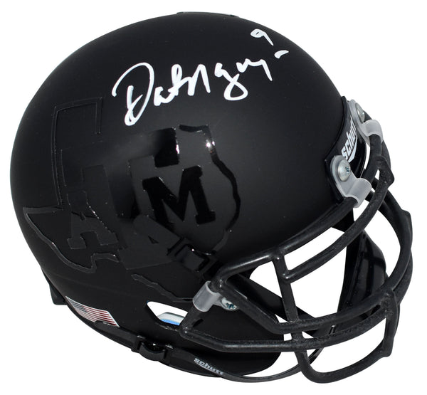 DAT NGUYEN AUTOGRAPHED TEXAS A&M AGGIES MATTE BLACK MINI HELMET COA