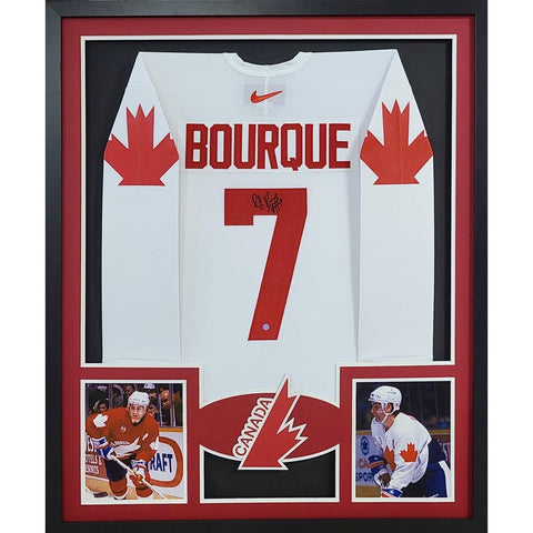 Ray Bourque Autographed Signed Framed Team Canada Jersey FRAMEWORTH