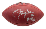 Lawrence Taylor HOF Signed/Inscribed Wilson NFL Football Giants PSA/DNA 188953