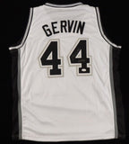 George Gervin Signed San Antonio Spur Jersey Inscribed "HOF 96" (JSA) The Iceman