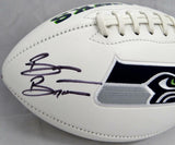 Brian Bosworth Autographed Seattle Seahawks Logo Football- JSA Witnessed Auth