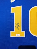 FRAMED GOLDEN STATE WARRIORS TIM HARDAWAY AUTOGRAPHED SIGNED JERSEY JSA COA