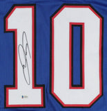 Jake Fromm Signed Bills Jersey (Beckett COA) Buffalo 2020 5th Round Draft Pk Q.B