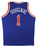 Amar'e Stoudemire Authentic Signed Blue Pro Style Jersey BAS Witnessed