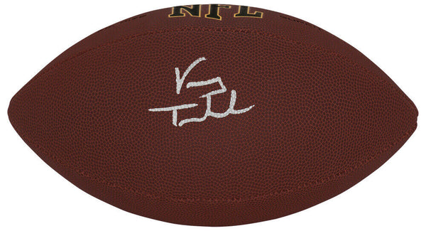 Vinny Testaverde Signed Wilson Super Grip F/S NFL Football - (SCHWARTZ COA)