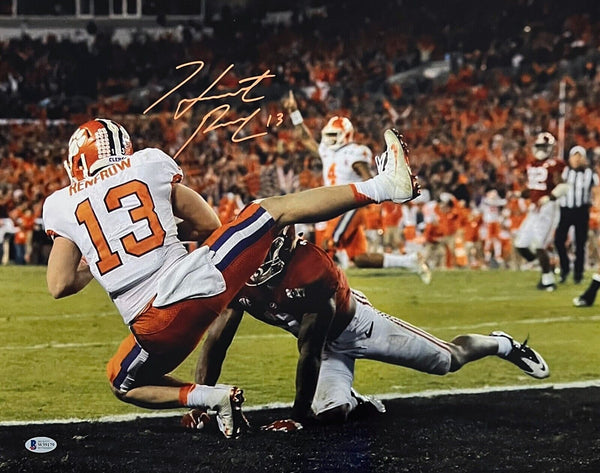 HUNTER RENFROW SIGNED AUTOGRAPHED CLEMSON TIGERS 16x20 PHOTO BECKETT