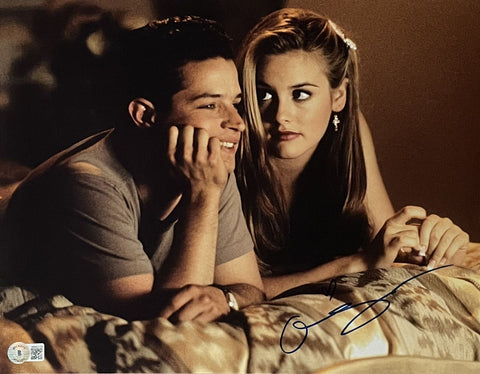 Alicia Silverstone Autographed/Signed Clueless 11x14 Photo Beckett 46644