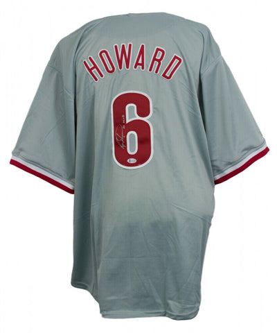 Ryan Howard Signed Philadelphia Phillies Jersey Inscribed "06 MVP" (Beckett COA)