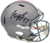 TREVEYON HENDERSON AUTOGRAPHED OHIO STATE SILVER FULL SIZE HELMET BECKETT 202073