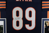 MIKE DITKA (Bears navy SKYLINE) Signed Autographed Framed Jersey JSA