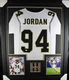 CAMERON JORDON (Saints white TOWER) Signed Autographed Framed Jersey Beckett