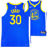 WARRIORS STEPHEN CURRY AUTOGRAPHED NIKE AUTHENTIC ICON JERSEY 48 JSA 235686