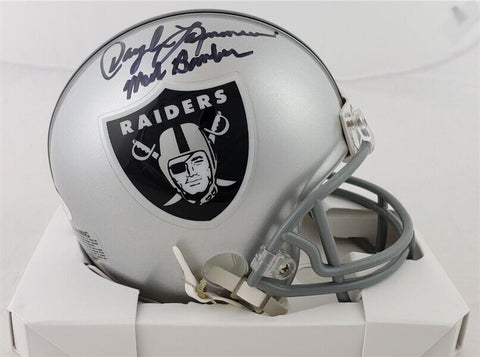 Daryle Lamonica "Mad Bomber" Signed Oakland Raiders Mini Helmet (JSA COA)