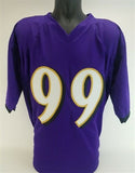 Odafe Oweh Signed Baltimore Ravens Purple Jersey (JSA COA) 2021 1st Round Pk L.B