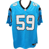 Luke Kuechly Autographed Carolina Panthers Nike Game sz XL Jersey Beckett 48855