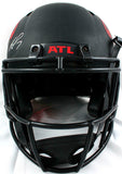 Michael Vick Signed Falcons F/S Eclipse Speed Authentic Helmet-BeckettW Hologram