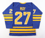 Brad May Signed Buffalo Sabres Jersey (JSA COA) 14th Overall Pick 1990 NHL Draft