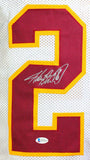 Adrian Peterson Autographed White Pro Style Jersey- Beckett Authentication *2