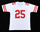 Elijah Mitchell Signed 49er Jersey (Beckett Hologram) San Francisco 3rd Year RB