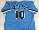 Gary Sheffield Signed Florida Marlins Jersey (Beckett) 1997 World Series Champ