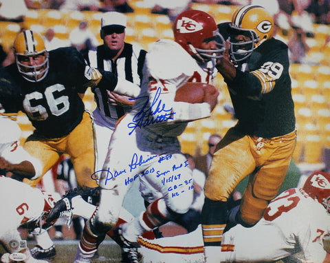 Dave Robinson & Mike Garrett Signed 16x20 Photo Super Bowl 1 Beckett BAS 33417