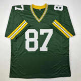 Autographed/Signed Romeo Doubs Green Bay Green Football Jersey JSA COA