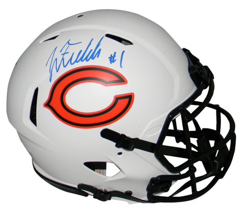 JUSTIN FIELDS AUTOGRAPHED CHICAGO BEARS LUNAR SPEED AUTHENTIC HELMET BECKETT