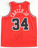 Wendell Carter Jr Signed Chicago Bulls Red Home Jersey (PSA) 2018 1st Round Pick