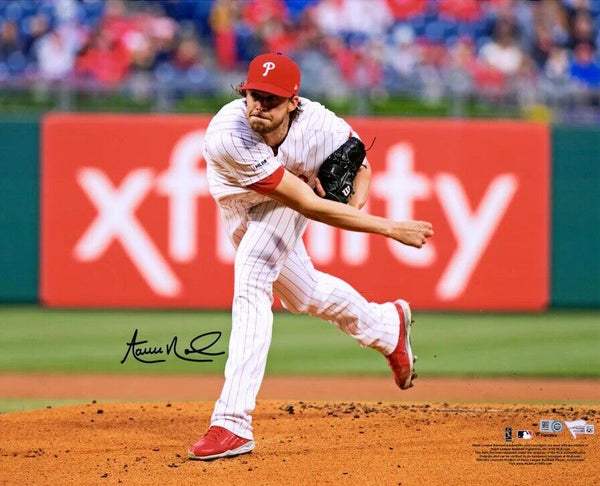 Aaron Nola Signed 16x20 Philadelphia Phillies Follow Through Photo Fanatics