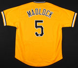 Bill Madlock Signed Pirates Mad Dog Jersey (JSA COA) World Series Champ 1979