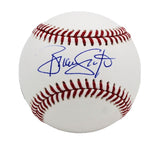 Brian Snitker Signed Atlanta Braves Rawlings OML White MLB Baseball